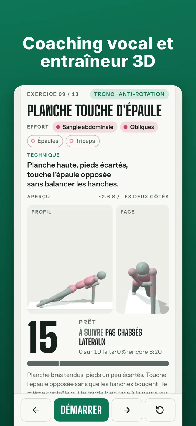 Coaching vocal et entraîneur 3D